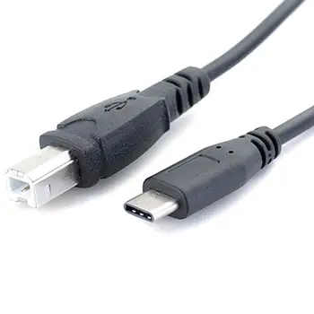 Tip C Male La USB-B Tip Masculin de Transmitere a Datelor Cablu OTG Conectat La Intellgent Pian Electric Linie Cabluri de 1 Metru
