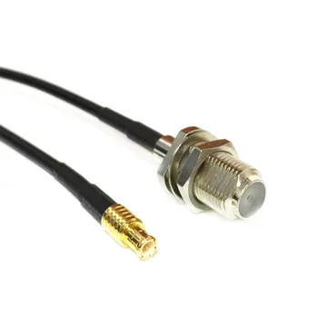 Modem de Cablu Coaxial F Femela Jack Comutator MCX Masculin Conector Cablu RG174 20cm 8inch Adaptor RF Pigtail Noi