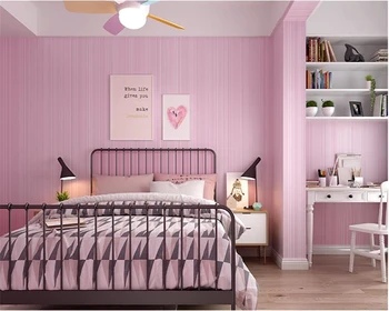 beibehang minimalist Modern dungi verticale nețesute papel de parede tapet roz cald dormitor living hotel de fundal