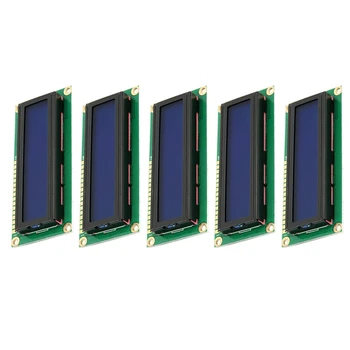 5PCS LCD1602 Modul de Afișare DC 5V 16X2 Caractere afisaj lcd Albastru Blacklight Pentru Arduino