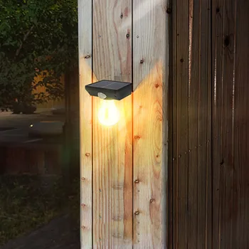 Solar portabil Bec Led Lantern Corpul Uman Inducție Solare Bec Lumini ABS Rezistenta la intemperii pentru în aer liber, Grădină, Curte, Terasa