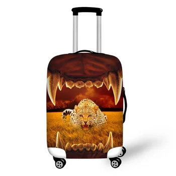 Dinte de animal printuri de bagaje protector de acoperire valize, huse Impermeabile depozitare acoperă accesorii saci de călătorie cărucior acoperi caz