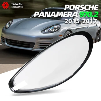 Far Capacul Obiectivului Shell Abajur Transparent Pentru Porsche PANAMERA 970.2 2015 2016 2017 Faruri de sticla