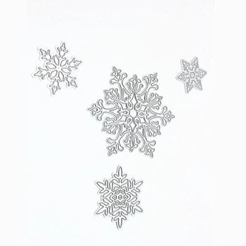 YLCD290 Zăpadă Tăiere a Metalelor, Matrițe, Pentru Scrapbooking Șabloane DIY Album Carduri Decor de Relief Folder Tăietor Die Șablon de Mucegai