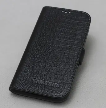 Calitate de Top De 100% de Vacă din Piele Acoperi Slim Flip Telefon Piele Caz pentru Samsung Galaxy S8 Plus