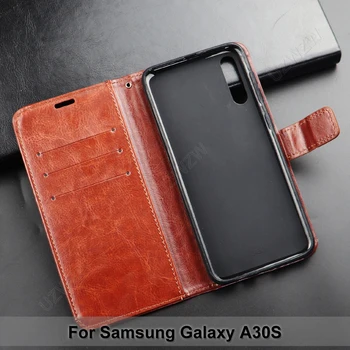 Pentru Samsung Galaxy A30S Flip Portofel din Piele PU Caz