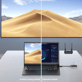 Wireless Co Dispozitiv de Ecran Dispozitiv Multi Conexiune punct la Punct Modul Dublu Interfata Receiver 3D Vision Rotativ Transmițător
