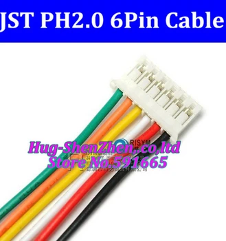 De înaltă calitate, 30pcs/lot JST 2.0 mm PH2.0 PH 2.0 6pini PH-6p conector cu cablu 300mm sârmă 24AWG