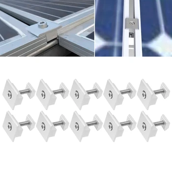 Panou Solar Mijlocul Cleme 30/35/40/45mm Panou Solar Suportul din Aluminiu Accesorii de Montaj din Aluminiu Solar Mijlocul Clemă KXRE