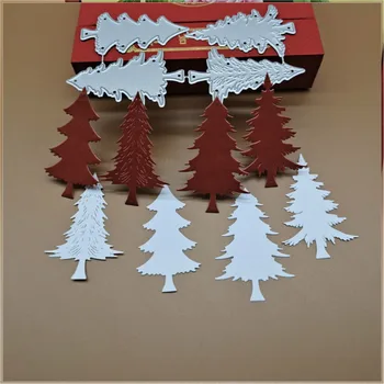 4BUC Pomi de Crăciun de Metal de Tăiere Mor Scrapbooking Relief Dosar pentru Luare de Card Album Foto DIY Cutter Cutit Pumn