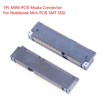 1 buc MINI PCIE Msata Conector PCI-E, Socket Slot 52Pin Cartelei H4.0MM Pentru Notebook Mini PCIE SSD SMT