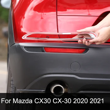 Masina de ceață Spate lampă Lumină cadru Trim Foglight abajurul Rama Decor Capac capitonat Pentru Mazda CX30 CX-30 2020 2021 Masina Dotari
