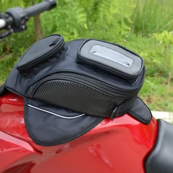 Motocicleta Geanta Rezervor de Motocicleta Ulei Rezervor de Combustibil Sac Magnetic Rezervor de Biciclete Șa Sac Sac Motocicleta Marele Ecran Pentru Telefon / GPS