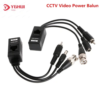 HD Pasiv Video CCTV Putere Balun BNC de Emisie-recepție Pentru RJ45 5MP Pereche de fire Răsucite Pentru AHD CVI TVI Camera