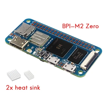 Pentru Banana Pi BPI-M2 Zero+2X Radiator Allwinner H3 4-Core Cortex-A7, 512 MB DDR3 Placa de Dezvoltare Ca Raspberry Pi Zero W