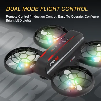 Mini-Dronele Avion de Jucarie Cu Lumina OZN Quadcopter de la Distanță de Control de Mână elicopter de Aeronave care Zboară Drone Jucarii Pentru Copii Baieti