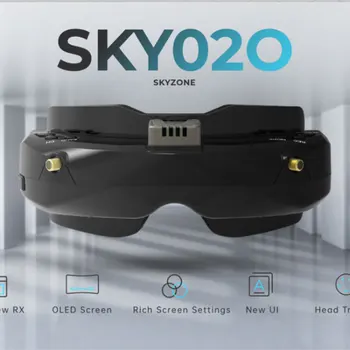 SKYZONE SKY02O 5.8 Ghz 48CH Diversitatea FPV Ochelari Suport 2D/3D HDMI Urmărire Cap & Fan DVR Camera video Frontală Pentru Curse RC Drone
