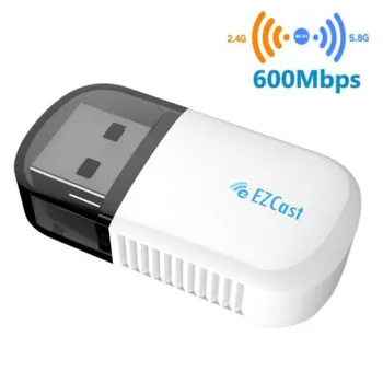 Mini Wireless Adaptor WiFi EZC-5200BS Lan Ethernet USB 2.4 G&5G Dual Band Wi-fi Dongle Bluetooth Receptor placa de Retea
