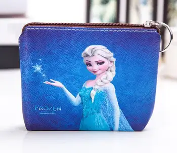 Desene animate stitch Disney Petrecere drăguț Monedă Posete elsa frozen Anna printesa pu bag PU pentru copii cadou Surpriza
