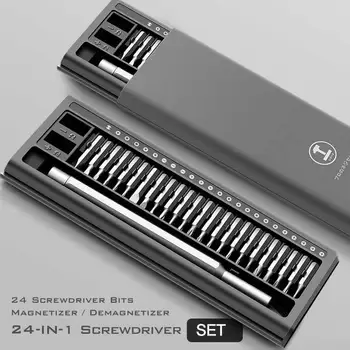 25 In 1 Multifunctional Set De Șurubelnițe De Precizie Magnetic Driver Jucării Kit Electric De Telefon De Reparații Magnetizer Xiaomi 24 In 1