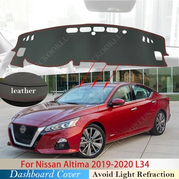 PU Piele pentru Nissan Altima 2019 2020 L34 tabloul de Bord Capacul de Protecție Pad Accesorii Auto de Bord Parasolar Covor Anti-UV