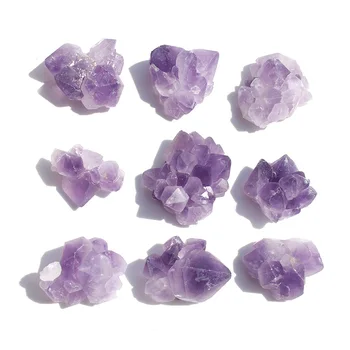 1 Kg naturale dur de ametist cluster de cristal piatra pentru decoratiuni