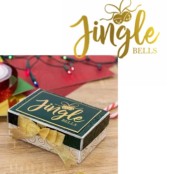 Jingle Bells Fierbinte Folie Placa Chritstmas Decorative Clopote și Expresie pentru DIY Scrapbooking Embosare Carduri Meserii Decor Nou 2019
