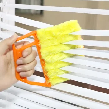 DIYWORK Ușor Instrument de Curățare Pentru Bucătărie Ferestre Jaluzele Lavabile Aer Condiționat Brush Cleaner Util Jaluzele Perie Duster