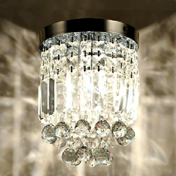 Simplu și modern cristal lămpi de tavan, culoar lumini K9 hol dormitor lămpi de iluminat alb