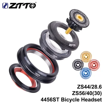 ZTTO Biciclete Interne Cască 44mm 56mm MTB Threadless Rulment de 45 de Grade ZS44 ZS56 Conice Drepte Furculita Steerer 4456ST