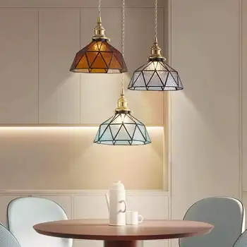 Nordic Moderne Agățat Pod de Sticlă Lampă de Pandantiv Fierbinte Vinde Decor Lumini Corpuri de iluminat E27 pentru Bucatarie Restaurant