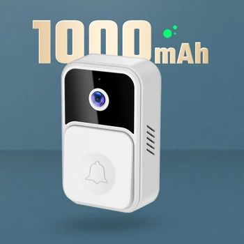 1080P UHD Soneria fără Fir Tuya APLICAȚIA 2.4 G WiFi Soneria de Securitate aparat de Fotografiat Viziune de Noapte Telefon Clopot Ușă Schimbare de Voce pentru Apartamente