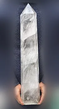 500mm Naturale de cuarț cristalul de cuarț transparentă obelisc cristal tijă de punct de vindecare