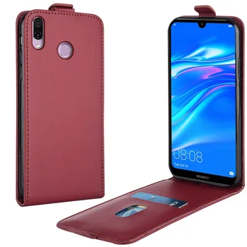 Husa Flip pentru Huawei Y7 2019 DUB-LX1 DUB - LX2 DUB - LX3 din Piele de Caz pentru Y7 2019 Caz de Telefon