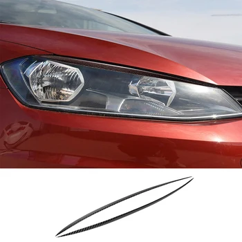 Fibra de Carbon Faruri Pleoapa spranceana Capac Pentru VW Golf 7 GTI GTD 7 MK7 2014-16