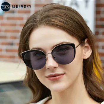 BLUEMOKY Retro Ochi de Pisică ochelari de Soare Pentru Femei Acoperire Oglinda UV400 Conducere Nuante de Brand Designer de Protecție UV400 ochelari de Soare 2020