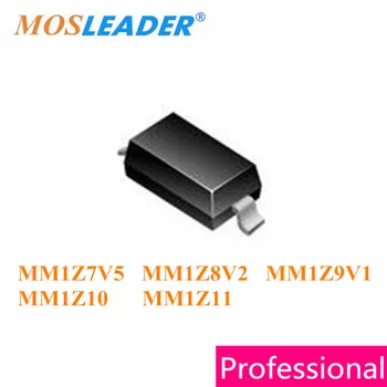 Mosleader SOD123 3000BUC MM1Z7V5 7.5 V MM1Z8V2 8,2 V MM1Z9V1 9.1 V MM1Z10V MM1Z10 10V MM1Z11V MM1Z11 11V 1206