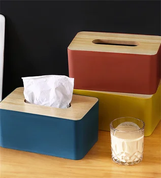 Plastic De Înaltă Calitate, Trageți-O Cutie De Șervețele De Hârtie Roll-Umezeală Multi-Culoare Bucătărie, Mobilier De Baie, Cutie De Depozitare Ornamente