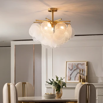 NOI Nordic candelabru post-moderne de mese lampa living simplu chime vânt de lux lumina caldă romantic creative dormitor lămpi