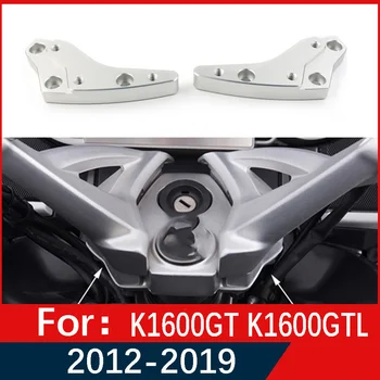 1Pair Argint Motocicleta Ghidon Riser Montare Clemă Adaptoare Kituri w/ Șuruburi Pentru 2012-2019 BMW K1600GT K1600GTL K 1600 GT, GTI
