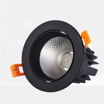 De înaltă Calitate Epistar LED COB Încastrat tip Downlight Estompat 10W Spot LED, lampa de Reglaj Lampă de Plafon lumina 110v 220v