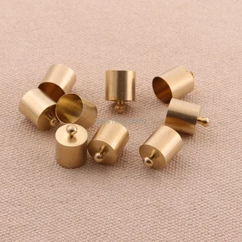 100buc 10*14mm culoare de aur de metal cablu end dop pentru coarda manual diy decorare accesorii